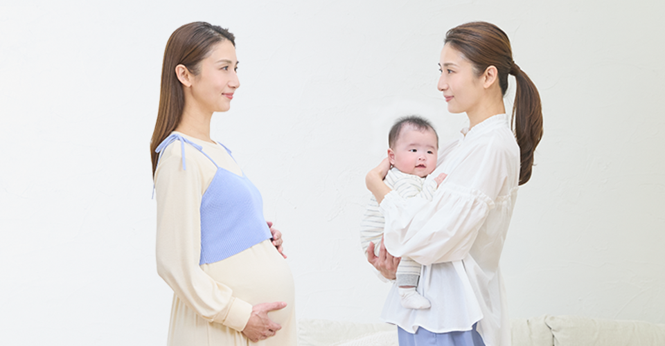 妊娠中のママと子育て中のママ