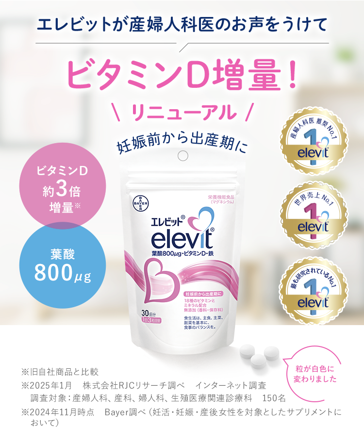 ビタミンD増量！リニューアル